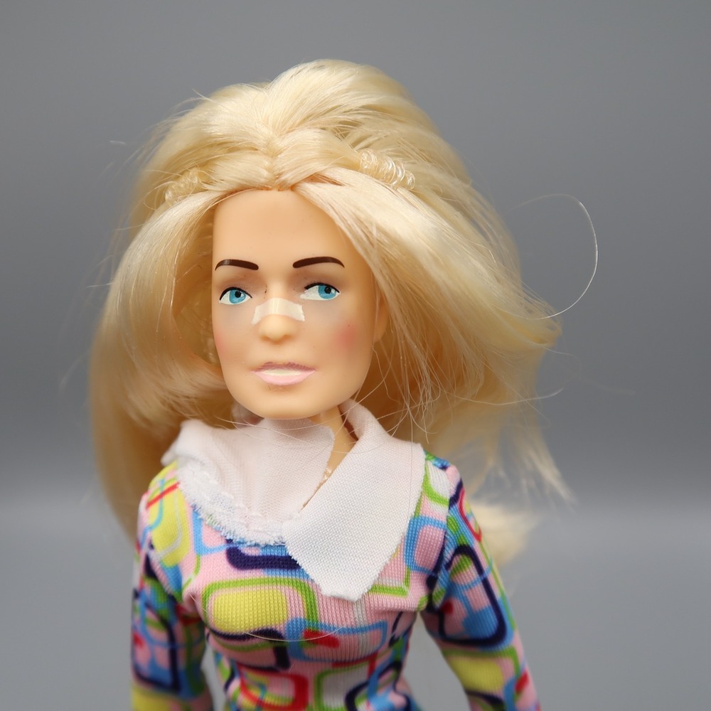 Brady Bunch Marcia Classic 8" Figure Marty Abrams Broken Nose Doll Articulate